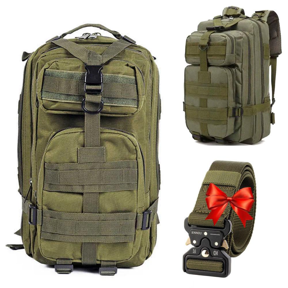 Рюкзак тактичний 25л M05 + Подарунок Тактичний ремінь 125см Tactical Belt / Чоловічий рюкзак / Похідний рюкзак