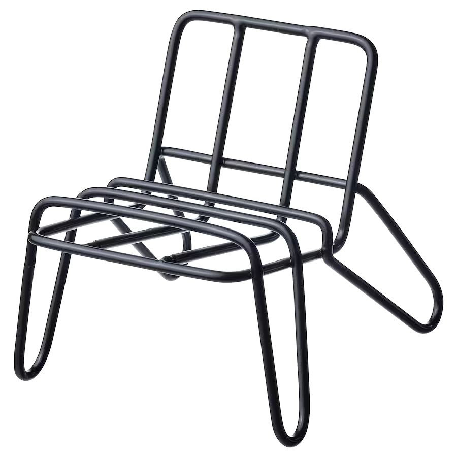 Підставка під телефон чорна IKEA KRUBBET