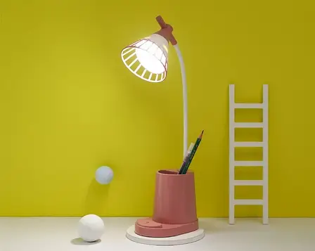Лампа DESKTOP LAMP EL-2176 з функцією Powebank 1200mAh і тримачем телефона, фото 1