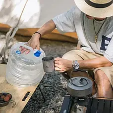 Складана каністра для води з краном 15 л, фото 6