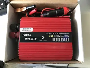Автоінвертор перетворювач напруги Wimpex 12V-220V, фото 4