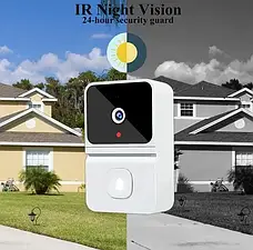 Бездротовий дверний відеодзвінок Wi-Fi Smart Doorbell M6, фото 3