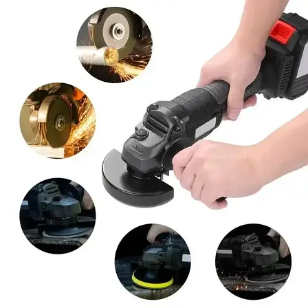 Акумуляторна Електроболгарка LITHIUM POWER (2 акумулятори 24 V) (1-125MM) у кейсі, фото 1