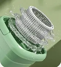 Складана пральна машина Folding Washing Machine силіконова складана стиралка відро 7 л. Зелений, фото 5