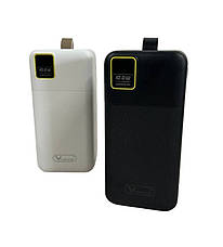 Потужний зарядний пристрій Power Bank ViaKing 50000 mAh, Чорний, фото 4