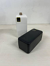 Потужний Mobile power bank 50000 mAh з LCD-дисплей Білий, фото 4