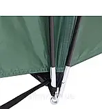 4-х місний 2- кімнатний намет 2 входи двошаровий хакі, фото 5