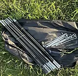 4-х місний 2- кімнатний намет 2 входи двошаровий хакі, фото 8