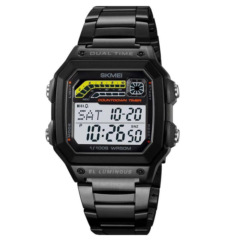 Чоловічий наручний класичний годинник Skmei 2307 (Black)