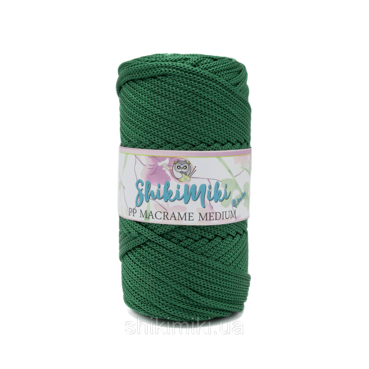 Трикотажний шнур PP Macrame Medium, колір Темний смарагд, фото 1