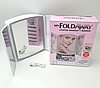 Настільне квадратне дзеркало з підсвіткою Led Mirror my fold away, фото 4