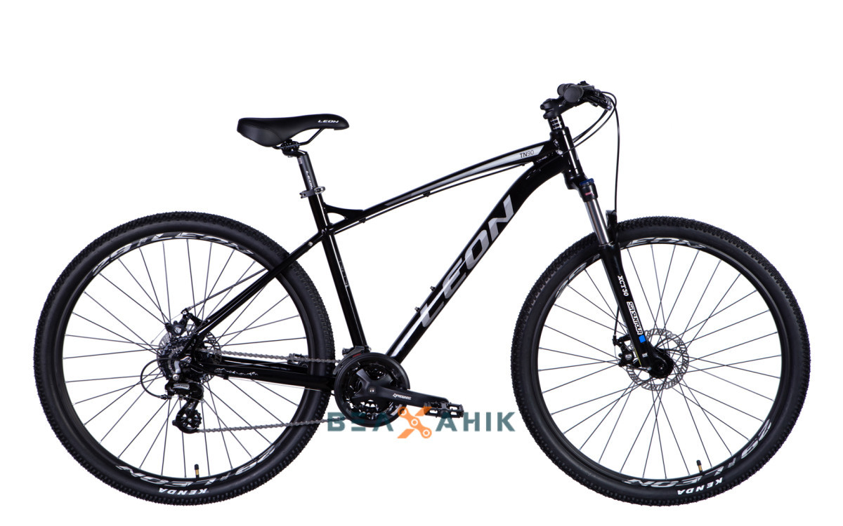 Велосипед 29" LEON TN-90 AM Hydraulic lock out HDD (рама 18") AL чорно-сірий