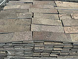 Фасадна плитка "Андезит" сіро-коричнева із натурального каменю сланцю, фото 3