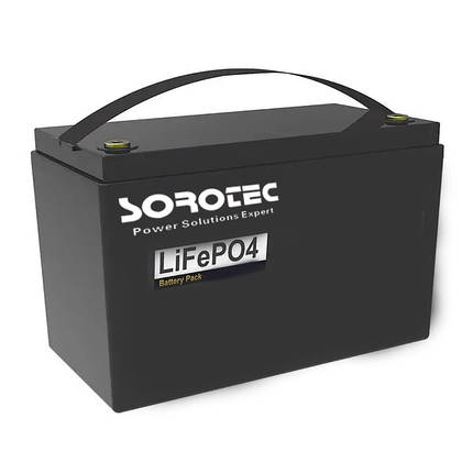 Акумуляторна батарея (АКБ) Sorotec LiFePO4 12.8V/100Ah 1280Wh, фото 1