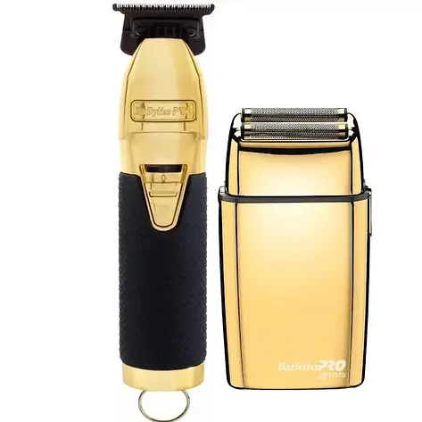 Комбо-набір для стрижки BaByliss PRO Boost+ Gold (FXFS2GE+FX7870GBPE), фото 1