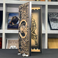 Нарди дерев'яні ручне різьблення Козак 50×23 см подарункові, фото 2