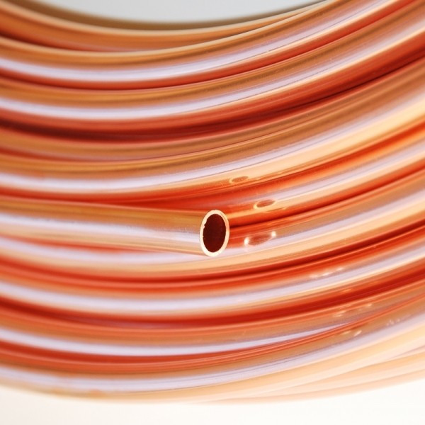 Труба мідна 1м 1/4'' (D=6mm, бухта 15м) Halcor (продаж кратний 5м) PR1