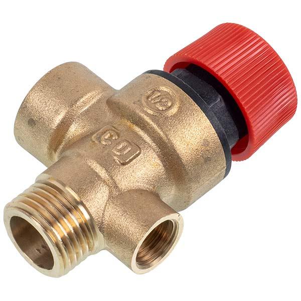 Запобіжний клапан 3 бар 1/2'' + 1/4'' для газового котла Ariston 998447 EHA