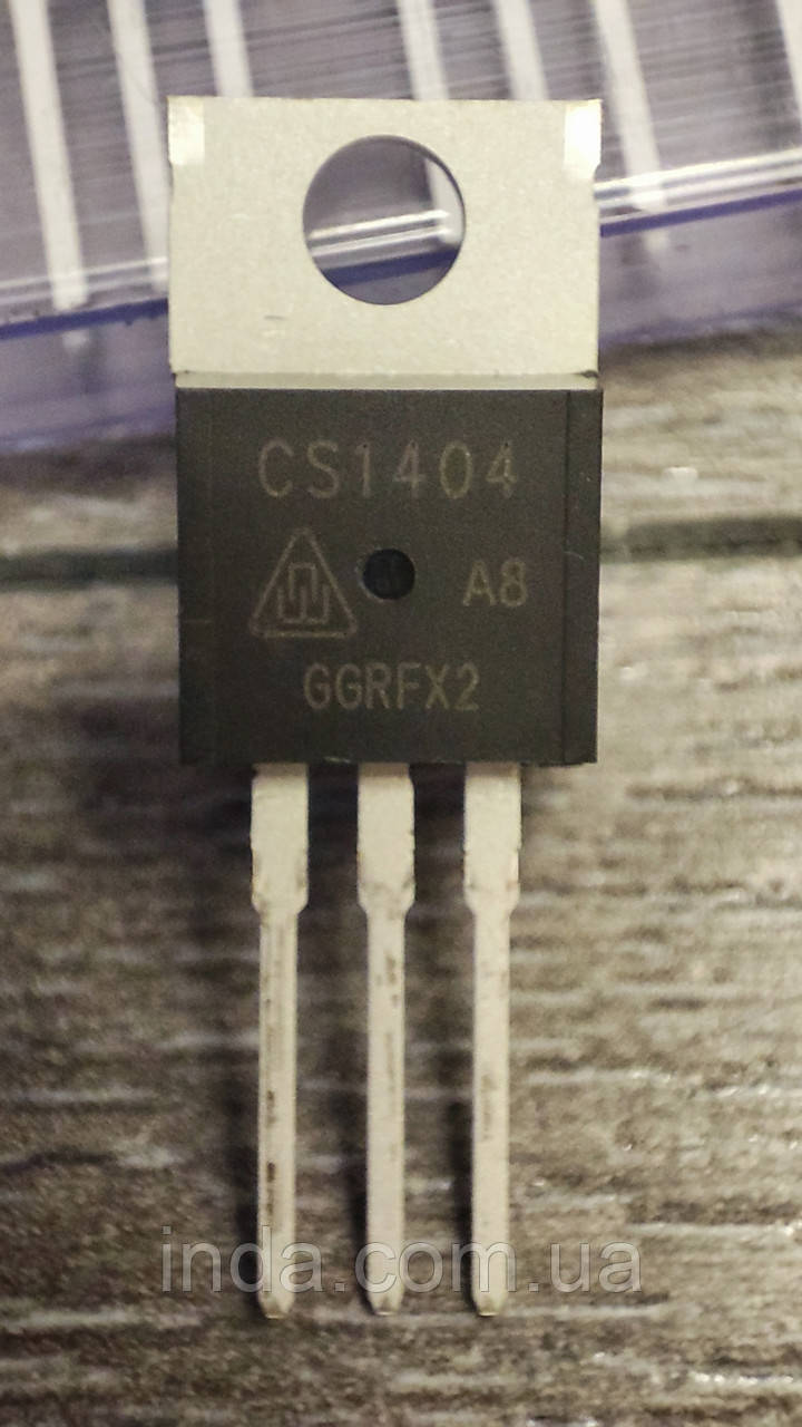 Транзистор   CS1404 A8 Оригінал!!! 202A/143A, 40V, MOSFET, корпус TO-220