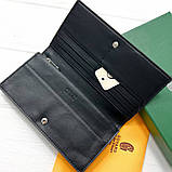 Чоловіче вертикальне портмоне Goyard (091) Lux black, фото 3