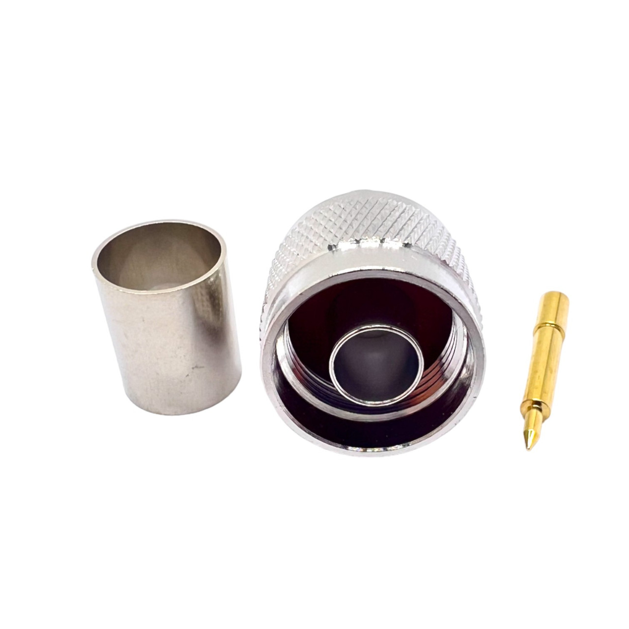 Роз'єм N-Type-Male на кабель RG-213 під обтиск, фото 1