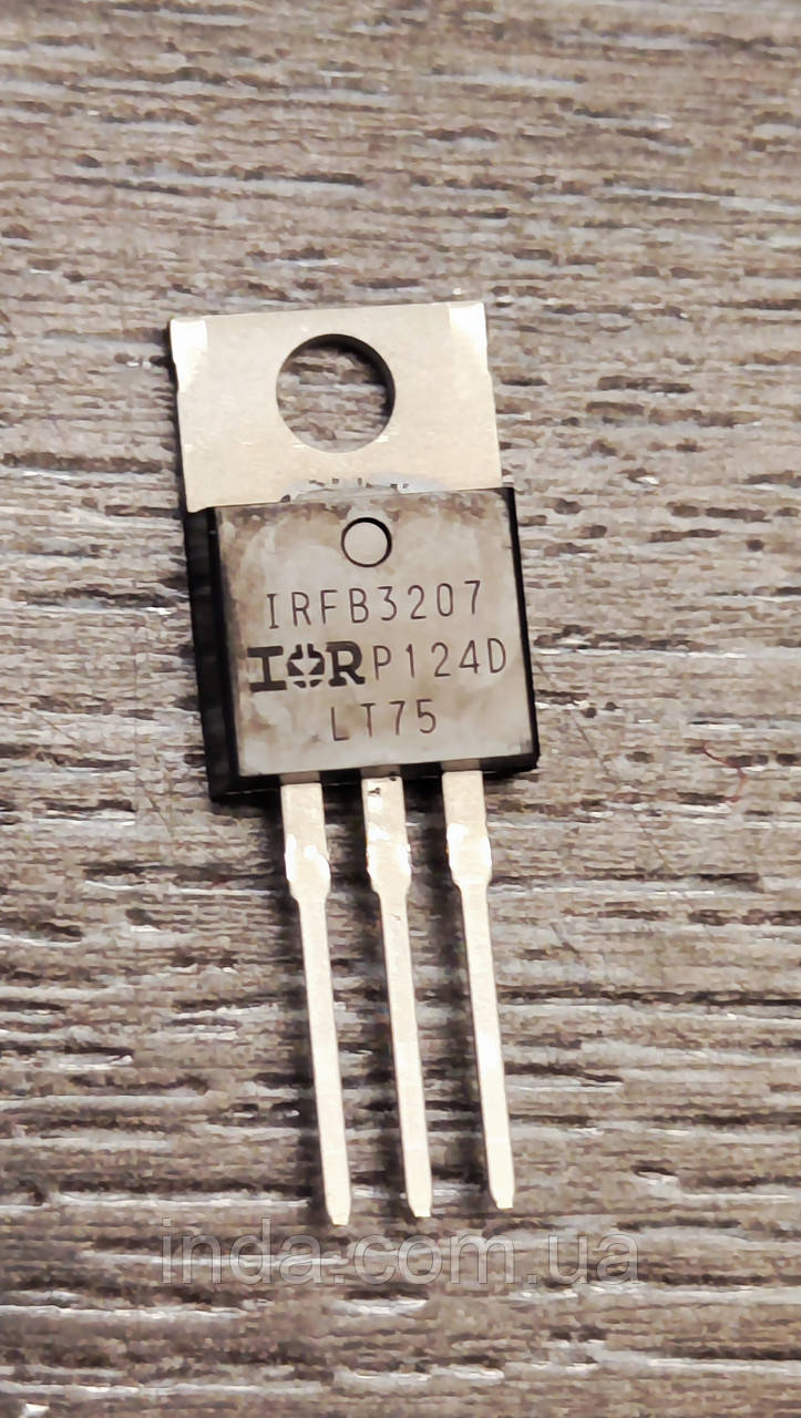 Транзистор IRF3207 Оригінал!!!  170A/120A, 75V, MOSFET, корпус TO-220