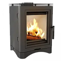 Піч Kratki Koza K5 Ø 130 сталева + чавун, фото 5