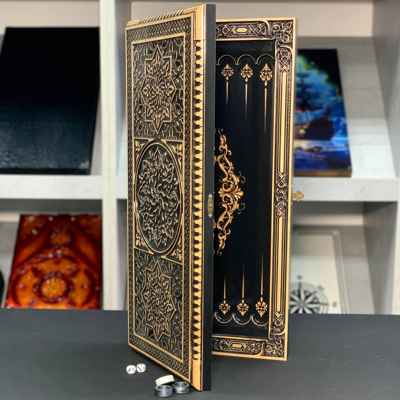 Нарди дерев'яні ручної роботи Елегія 60×28см на подарунок, фото 1