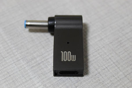 Переходник Type-C на зарядка для ноутбука от павербанка PD 4,5 х 3,0, фото 1