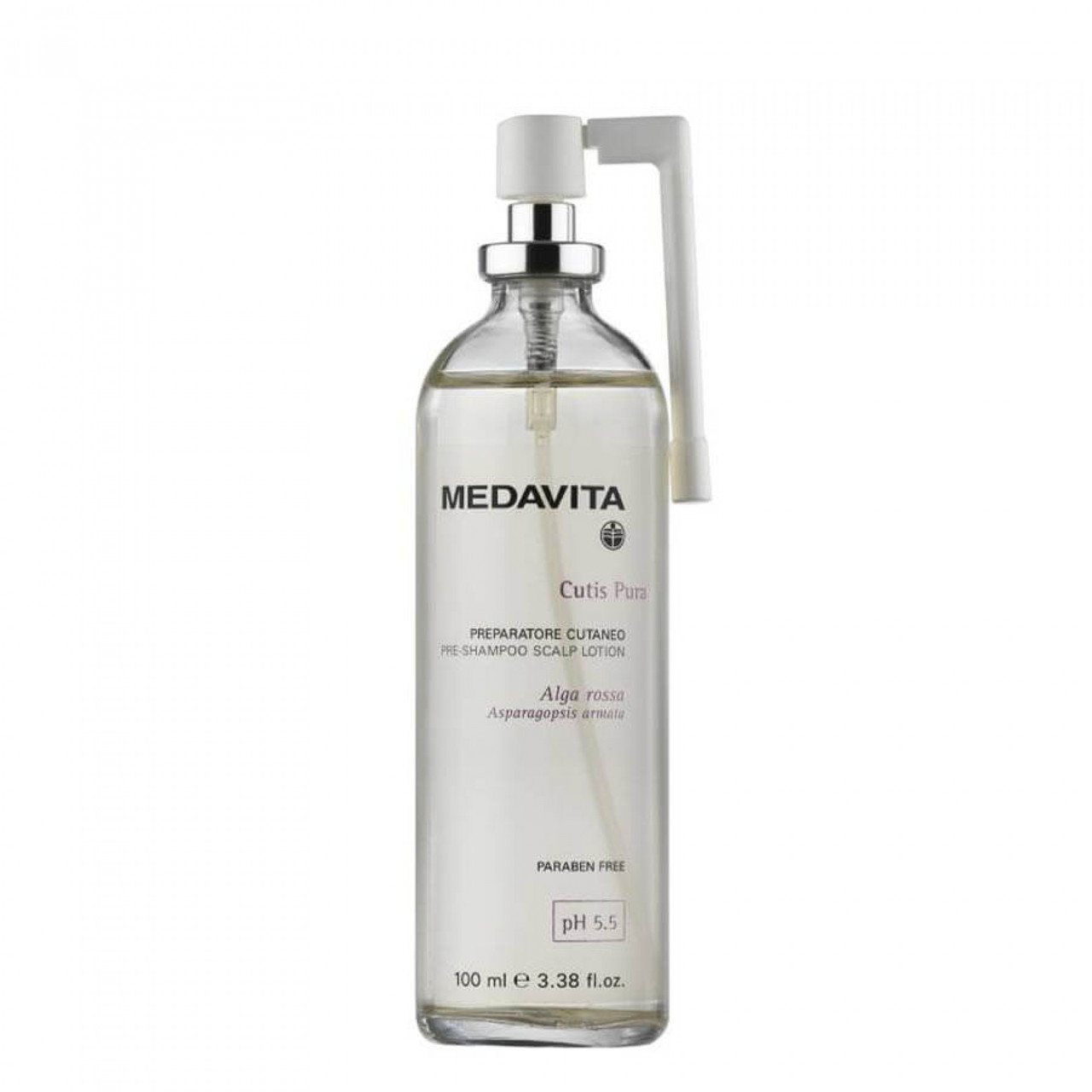 Підготовлюючий детокс-лосьон для шкіри голови Medavita CUTIS PURA Pre-Shampoo Scalp Lotion
