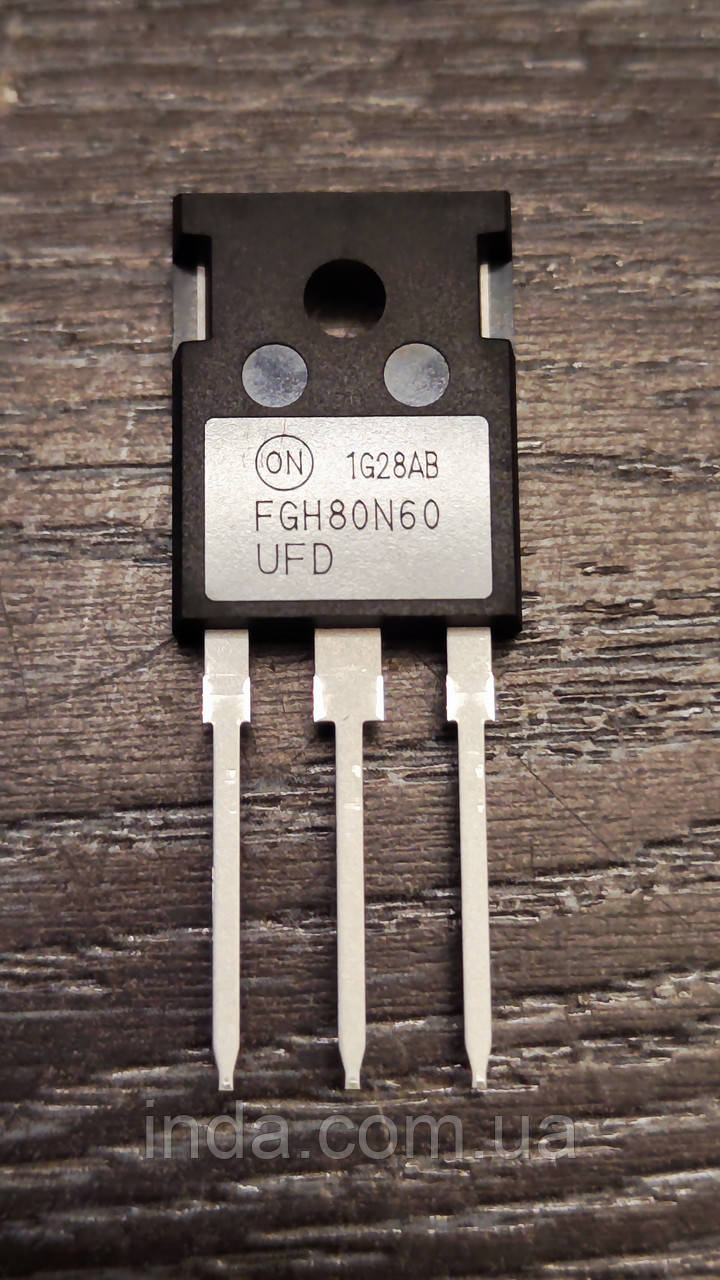 Транзистор G80N60UFD 80A/40A, 600V, IGBT