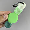 Чохол для iPhone 12 AirTag Pop it антистрес силіконовий чохол поп іт на айфон 12 зелений молочний ARG, фото 6