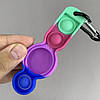 Чохол для iPhone 12 AirTag Pop it антистрес силіконовий чохол поп іт на айфон 12 синій зелений ARG, фото 7