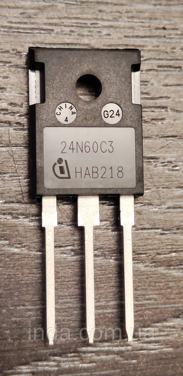 Транзистор SPW24N60C3 Оригінал!!! 24A, 650V, MOSFET/МОП (заміна FQA24N50, SPW24N60CFD, 24N60 CFD 24N60C3) TO-247