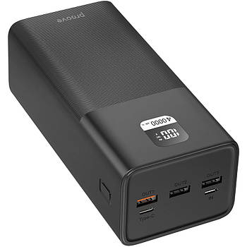 Портативна Батарея, потужний повербанк Proove Giant 100W 40000mAh, Black