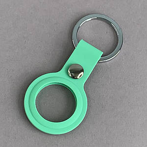Брелок для AirTag з кільцем силіконовий чохол брелок на аіртаг м'ятний SLT