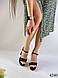 Босоніжки на стійких підборах, фото 5