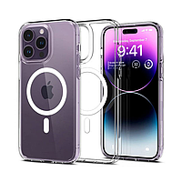 MagSafe чехол для iPhone 16 Pro Max Прозрачный противоударный