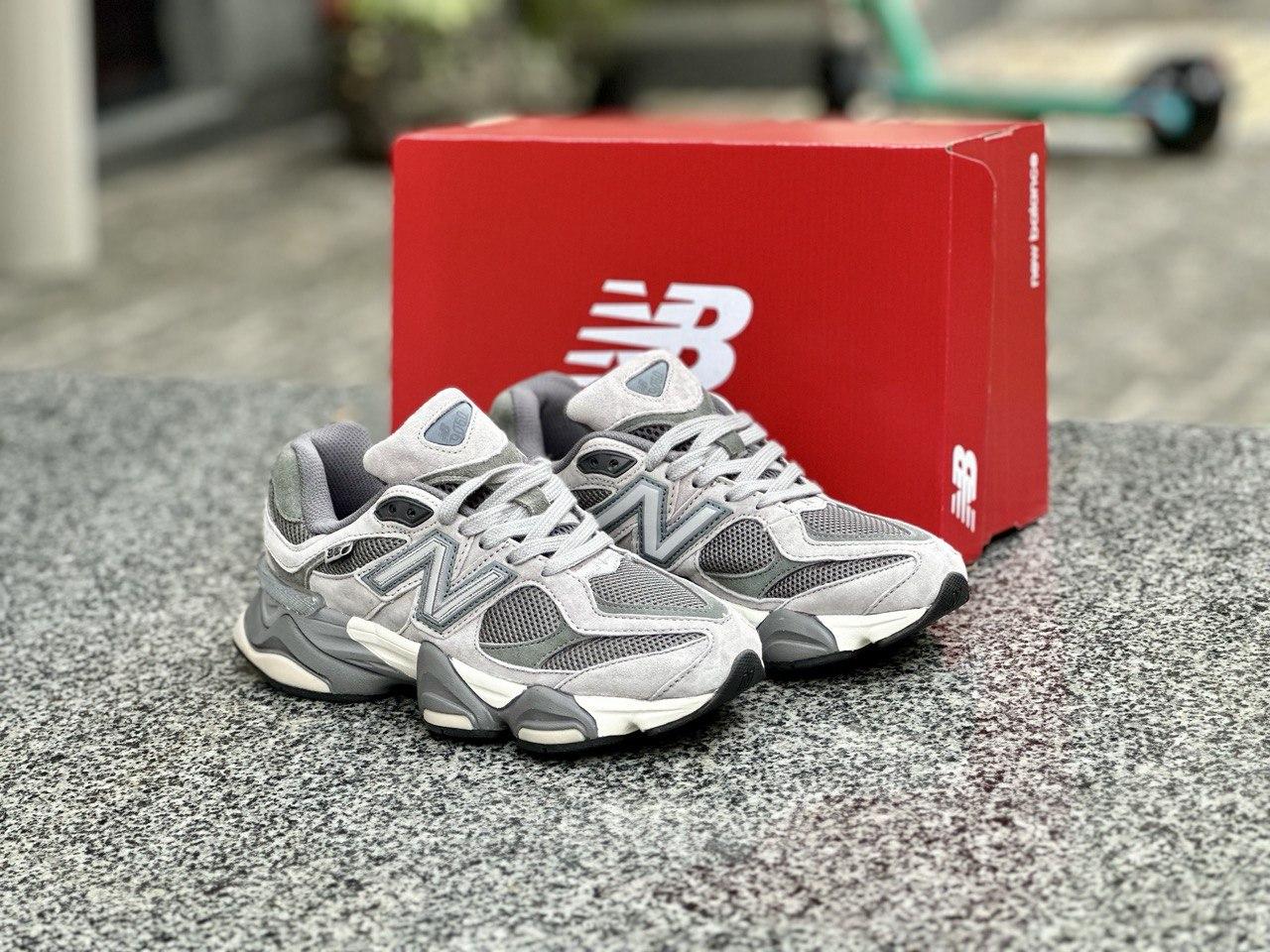 Чоловічі та жіночі кросівки New Balance 9060 Joe Freshgoods Dark Gray Взуття Нью Беланс 9060 сірі замша сітка демісезон