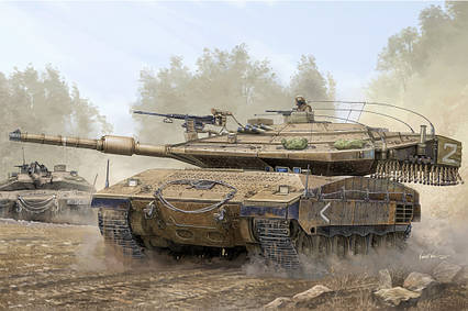 IDF Merkava Mk IV. Збірна модель танка у масштабі 1/35. HOBBY BOSS 82429, фото 1