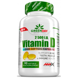 Amix GreenDay Vitamin D3 2500I.U. - 90 софт-гель