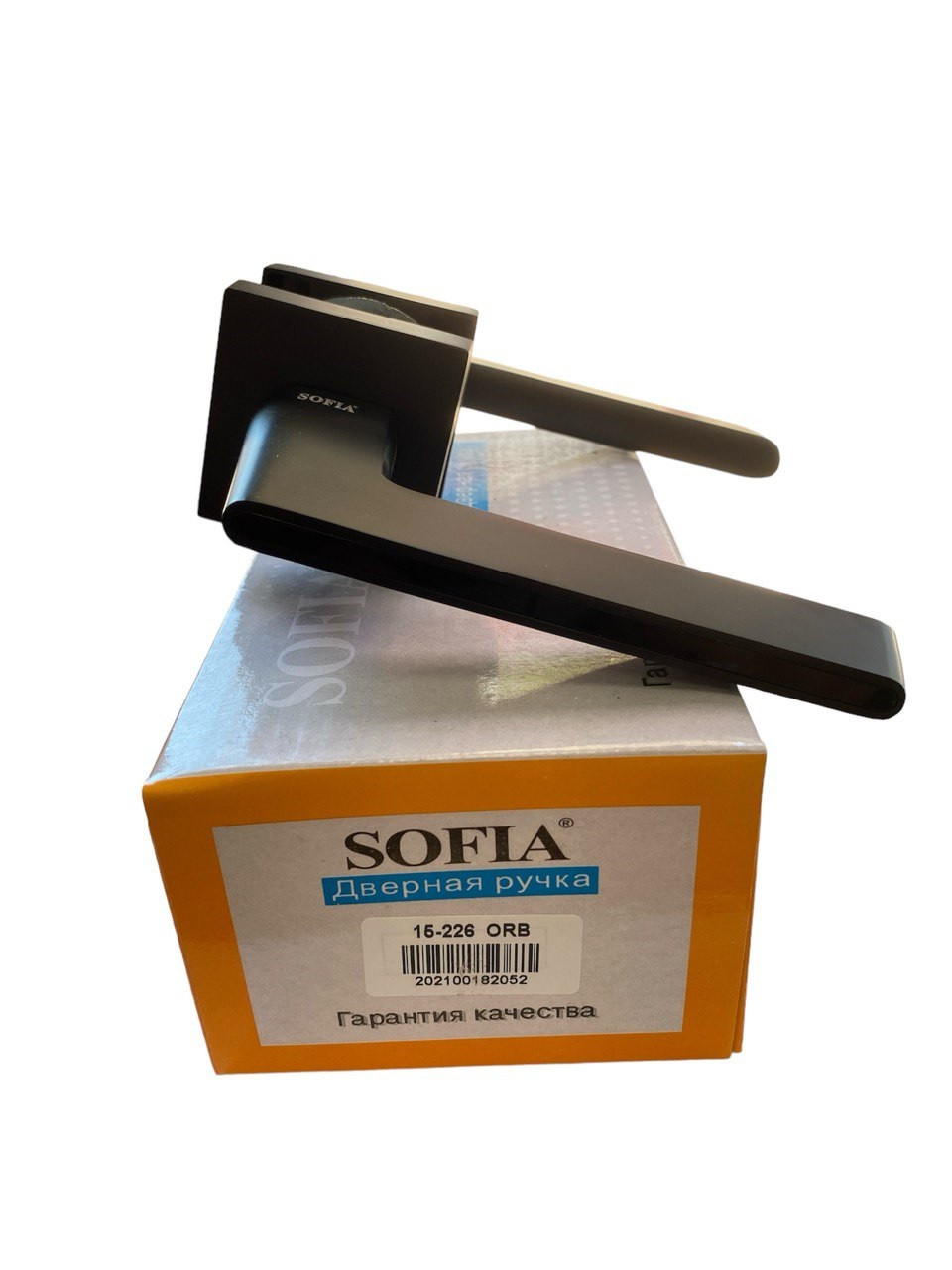 Ручка на розетці Sofia 15-226 ORB чорна матова