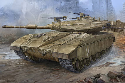 IDF Merkava Mk.IIID(LIC). Збірна модель танка у масштабі 1/35. HOBBY BOSS 82476, фото 1