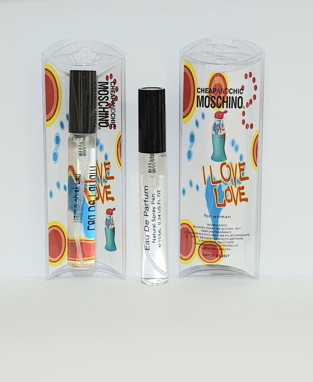 Moschino I Love Love жіноча мініатюра в ручці 10 мл