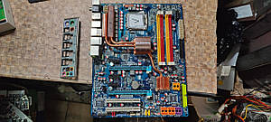Мат. плата Gigabyte GA-X38-DQ6 rev1.0 LGA775 X38 Express PCI-E+GbLAN SATA RAID ATX 4DDR2 No 230910104, фото 1