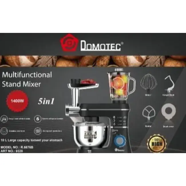 Кухонний комбайн Domotec R.6676B 10L, фото 1
