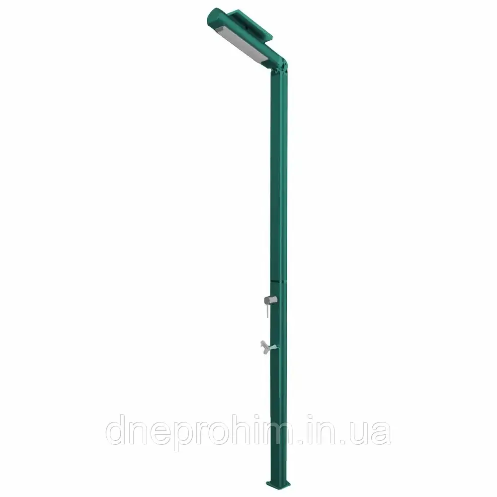 Душ вуличний Aquaviva Quick з LED-підсвіткою і мийкою для ніг, синій (ottanio) Q825/5021-QL