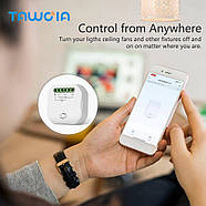 Умное реле освещения 1DAL | Двухканальный WiFi + BLE диммер smart (SWD201N), фото 6