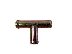 Перехідник (трійник) шлангів нагрівника (D 14х14х14) метал