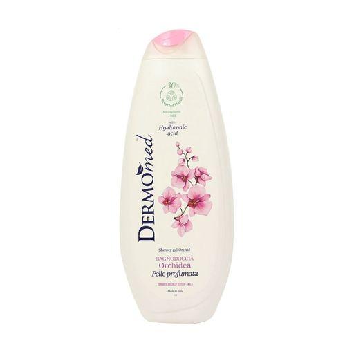 Зволожуючий крем-гель для душу Кашемір та Орхідея Dermomed  Orchidea 650 ml.